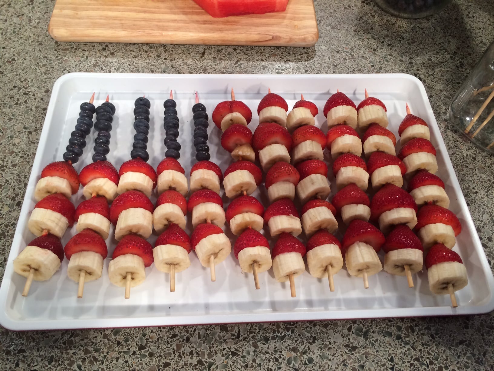 American Flag Fruit Tray | Great for the 4th of July or Memorial Day!
