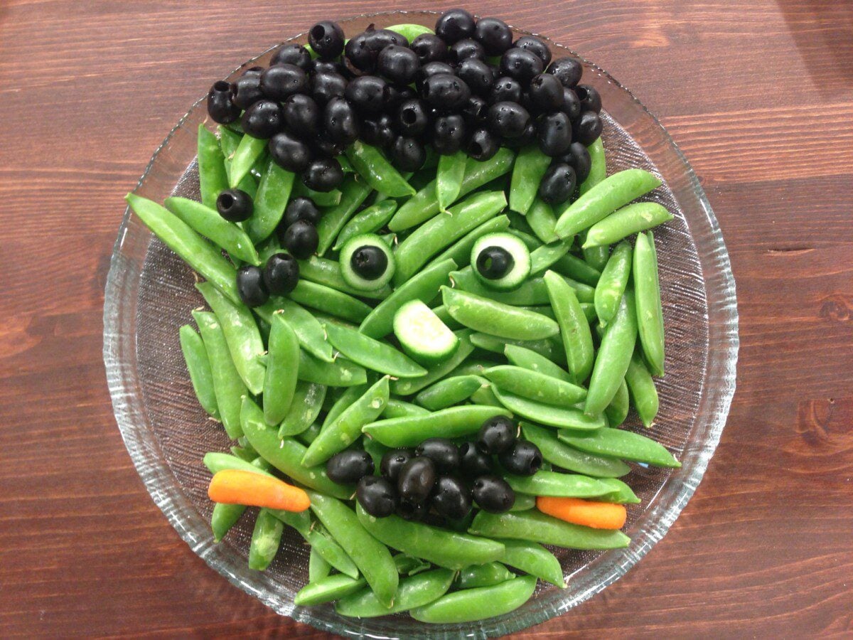 Frankenstein Veggie Tray