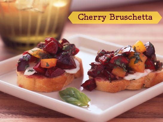 Cherry Bruschetta Cherry Bruschetta