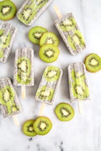 Kiwi Coconut Chia Seed Popsicles from The Little Epicurean Kiwi-Coconut-Chia-Popsicles