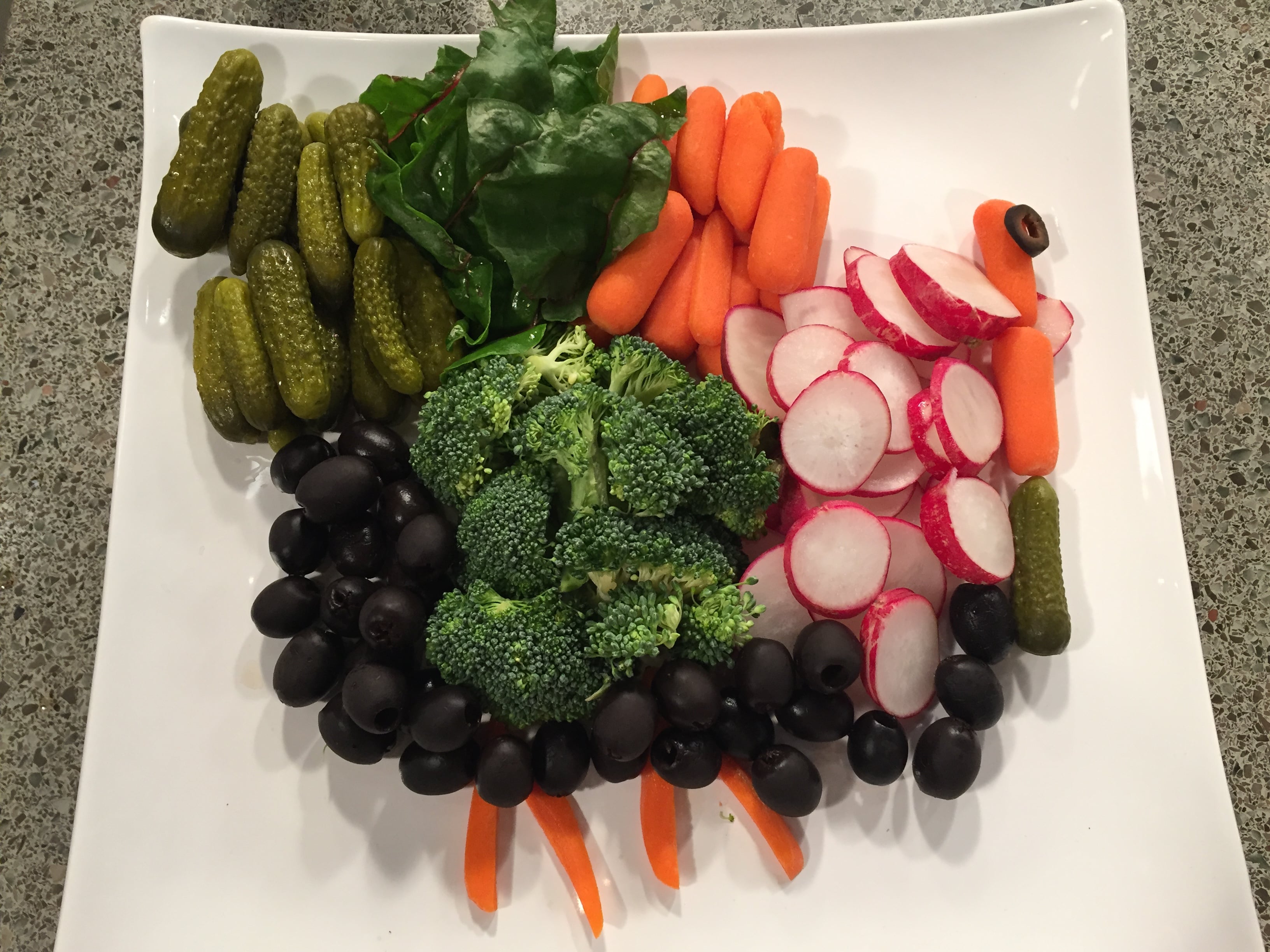 Thanksgiving Day Turkey Tray from The Produce Mom