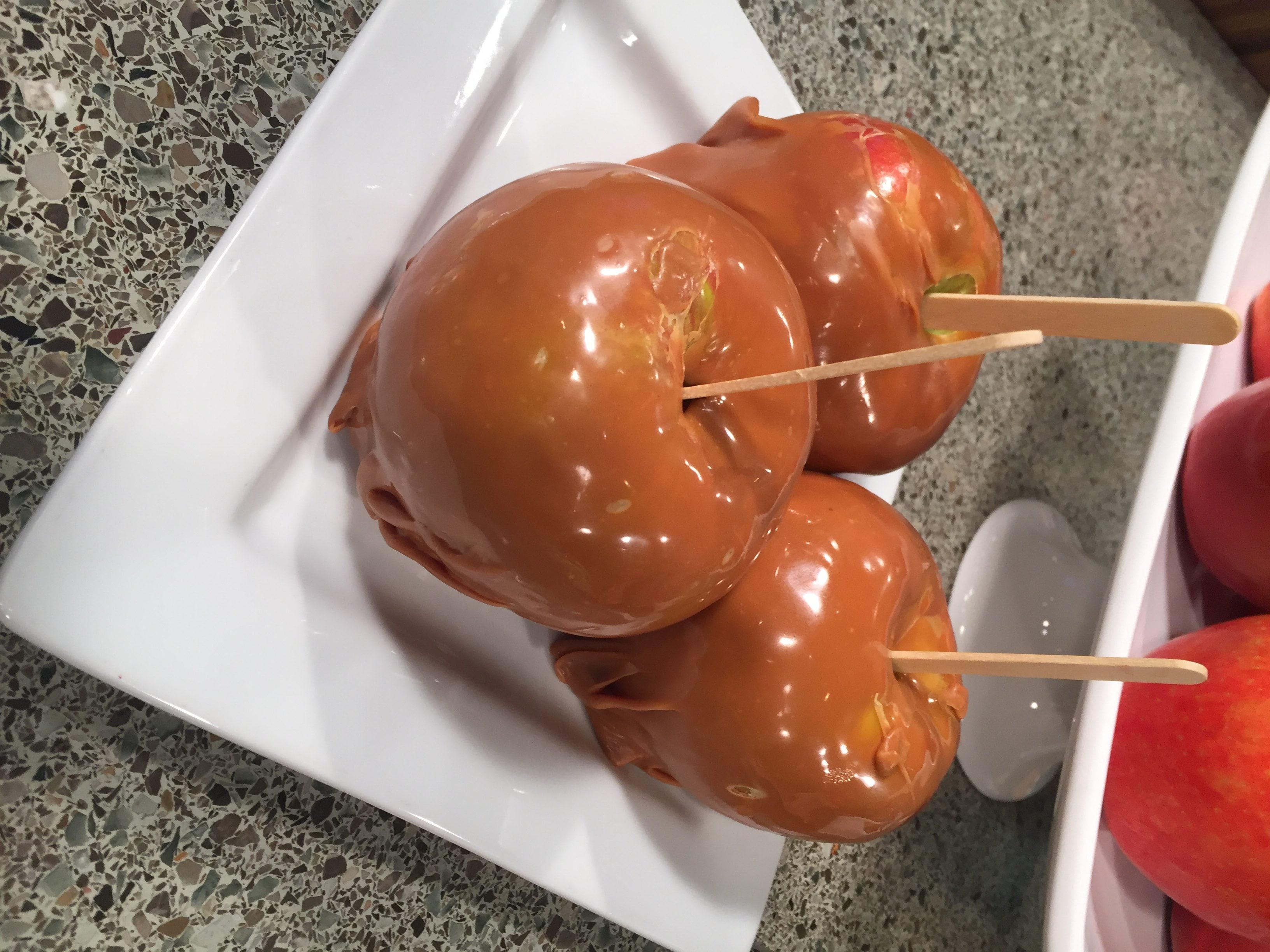Caramel Apples from The Produce Mom