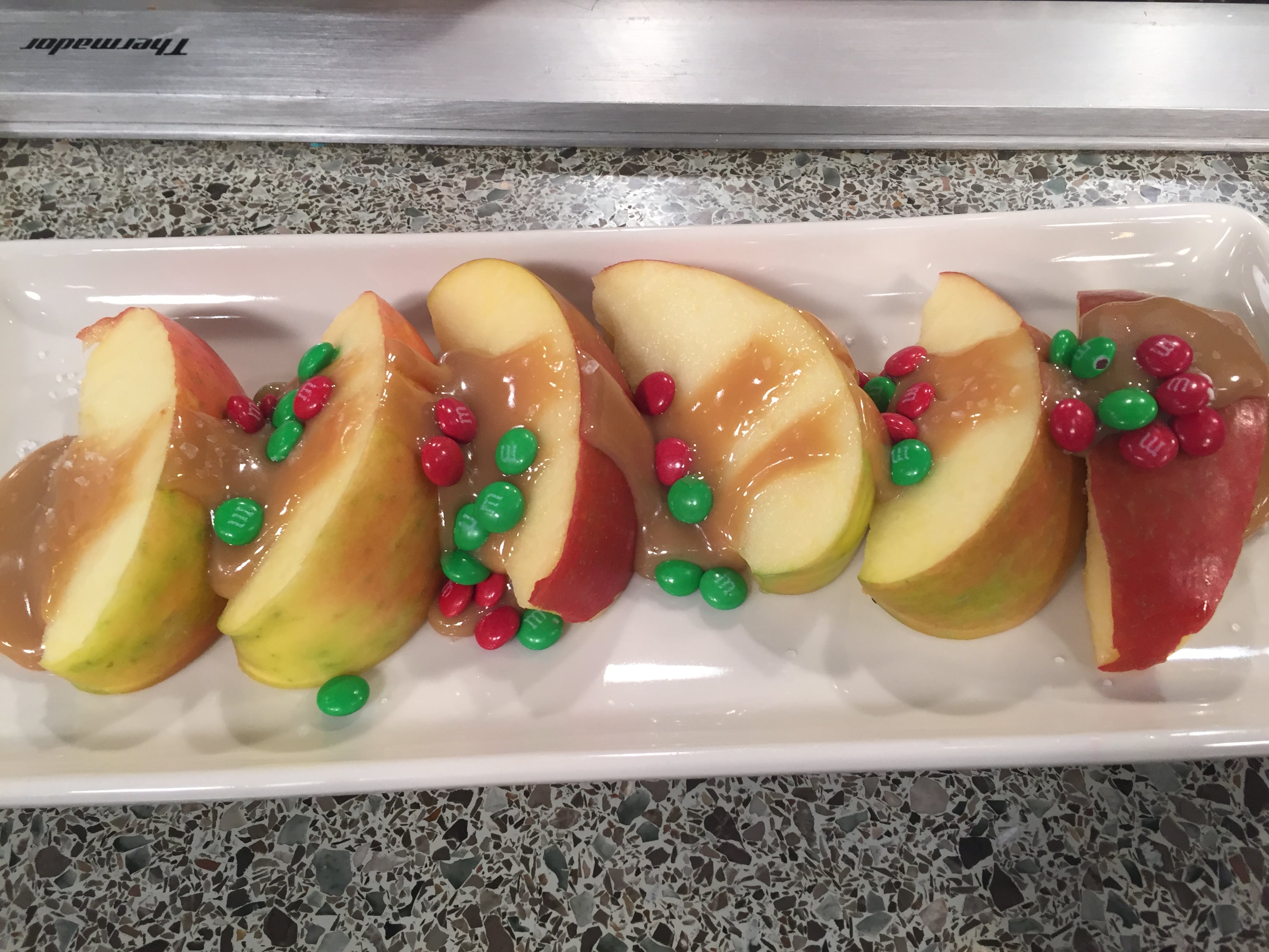 Caramel and Sea Salt Apple-tizers