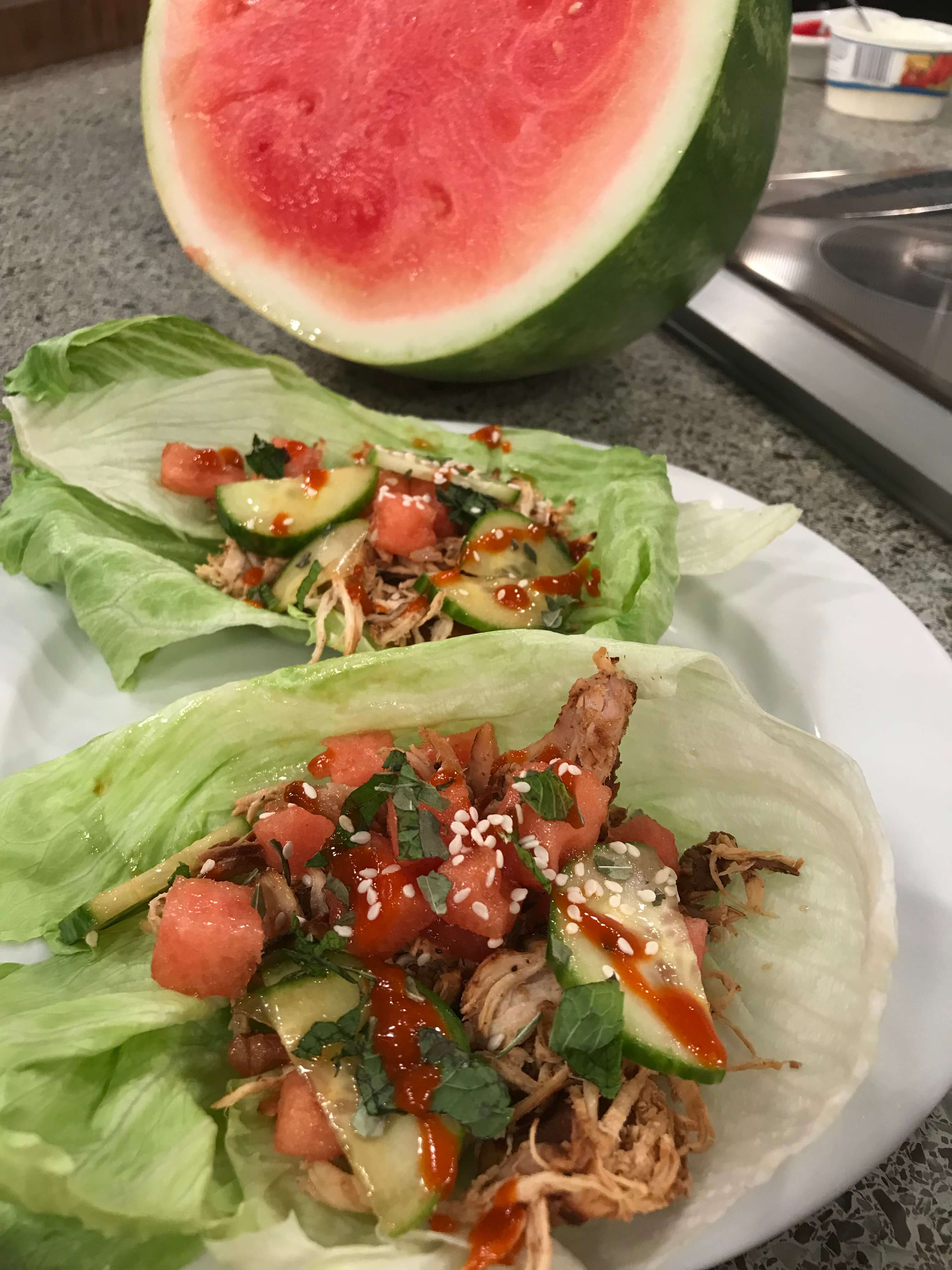 Slow Cooker BBQ Lettuce Wraps Slow Cooker BBQ Lettuce Wraps