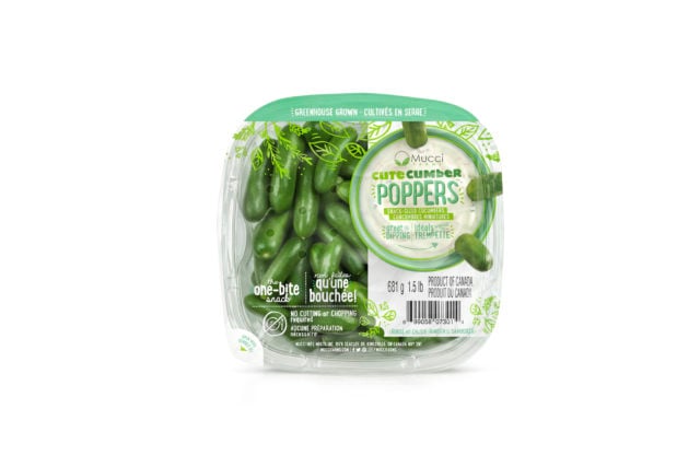 CuteCumber Poppers from Mucci Farms