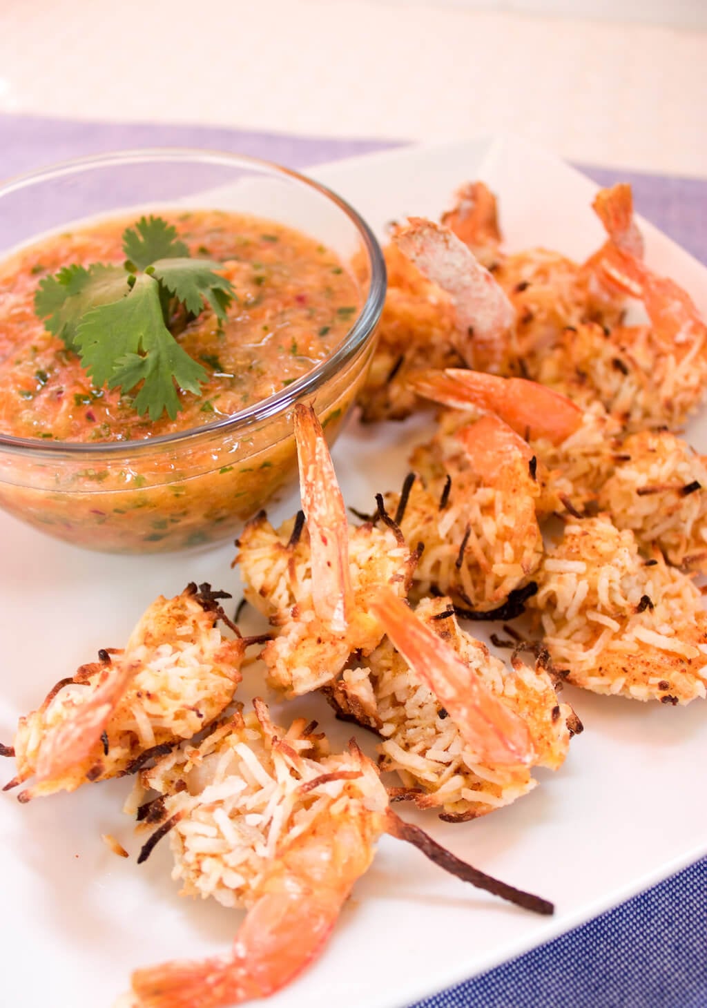 Coconut Shrimp with Minneola Salsa