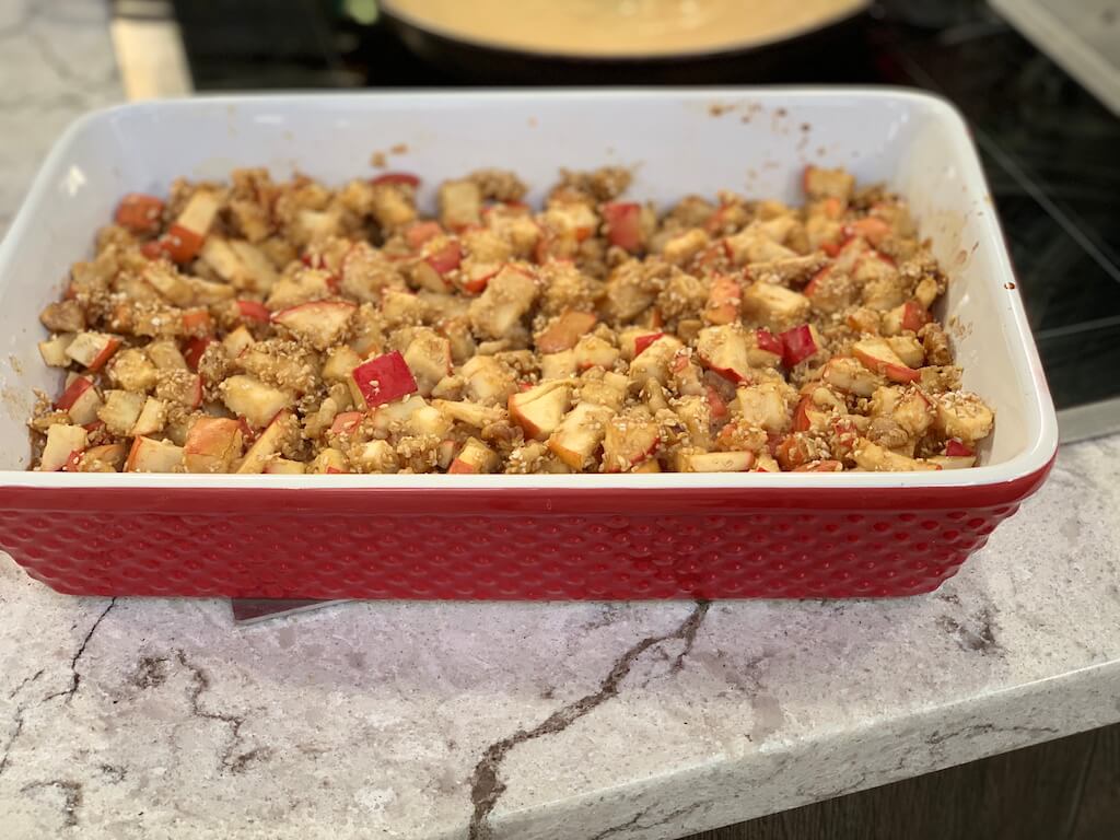 Guinness Apple Oat Irish Crumble