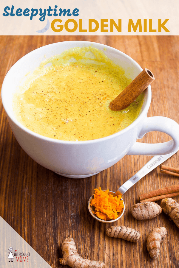 Sleepytime Golden Milk | Turmeric Moon Milk Recipe - The Produce Moms