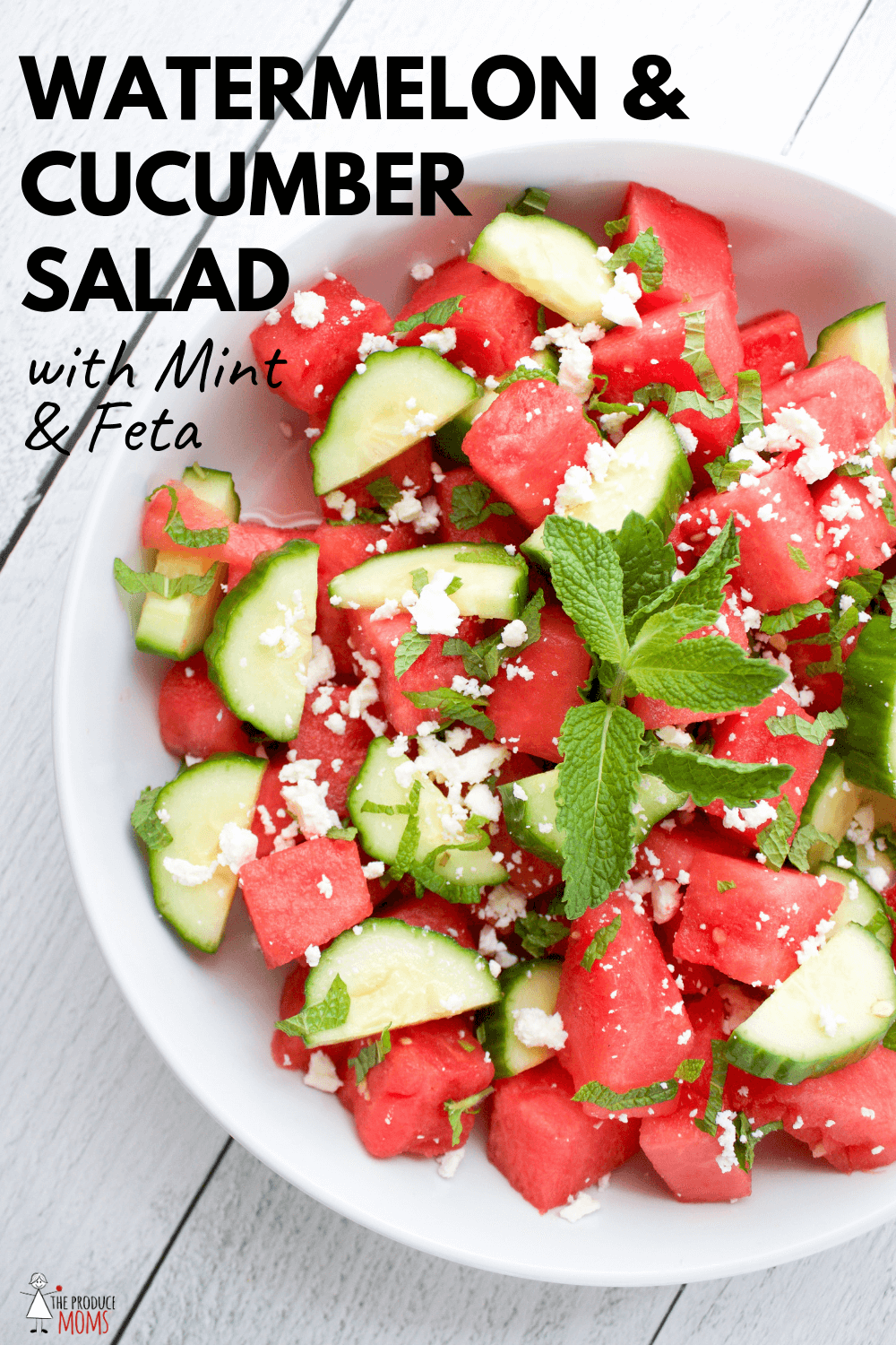 Watermelon & Cucumber Salad