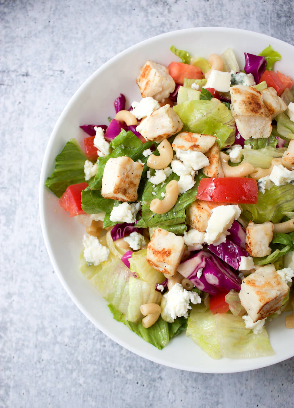Chopped Salad with Chicken & Pasta Chopped Salad with Chicken & Pasta