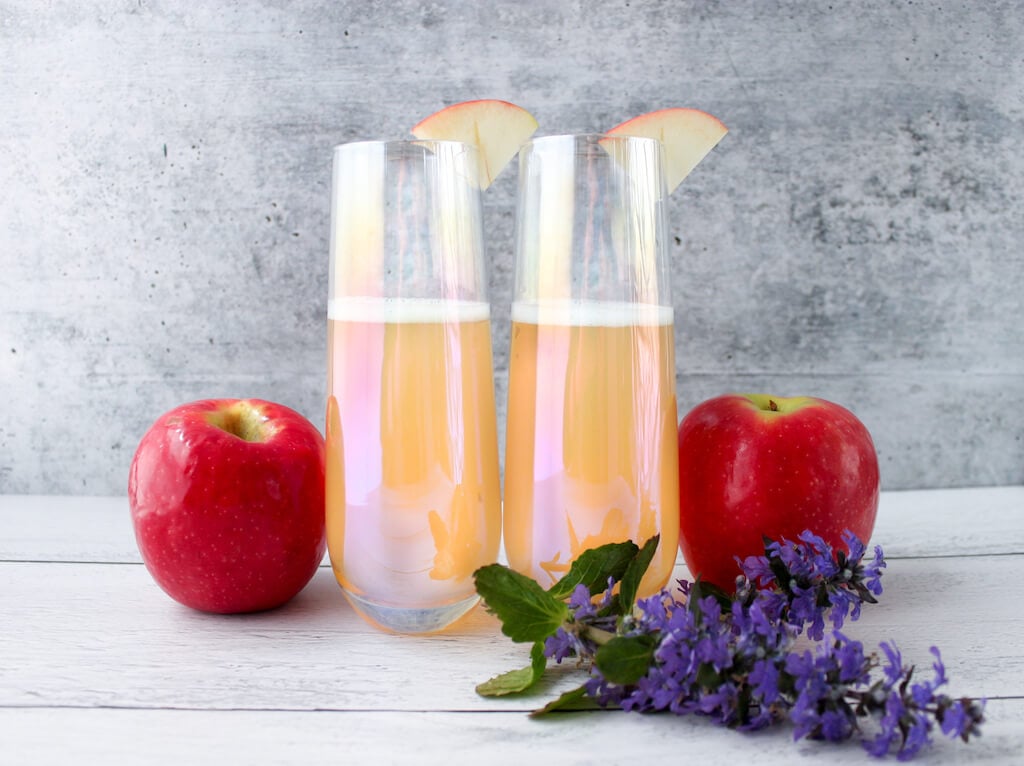 Pink Lady® Apple Mimosas