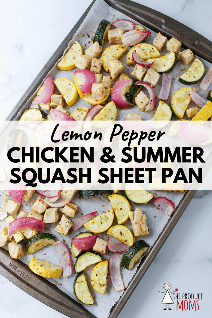 Lemon Pepper Chicken & Summer Squash Sheet Pan Lemon Pepper Chicken & Summer Squash Sheet Pan