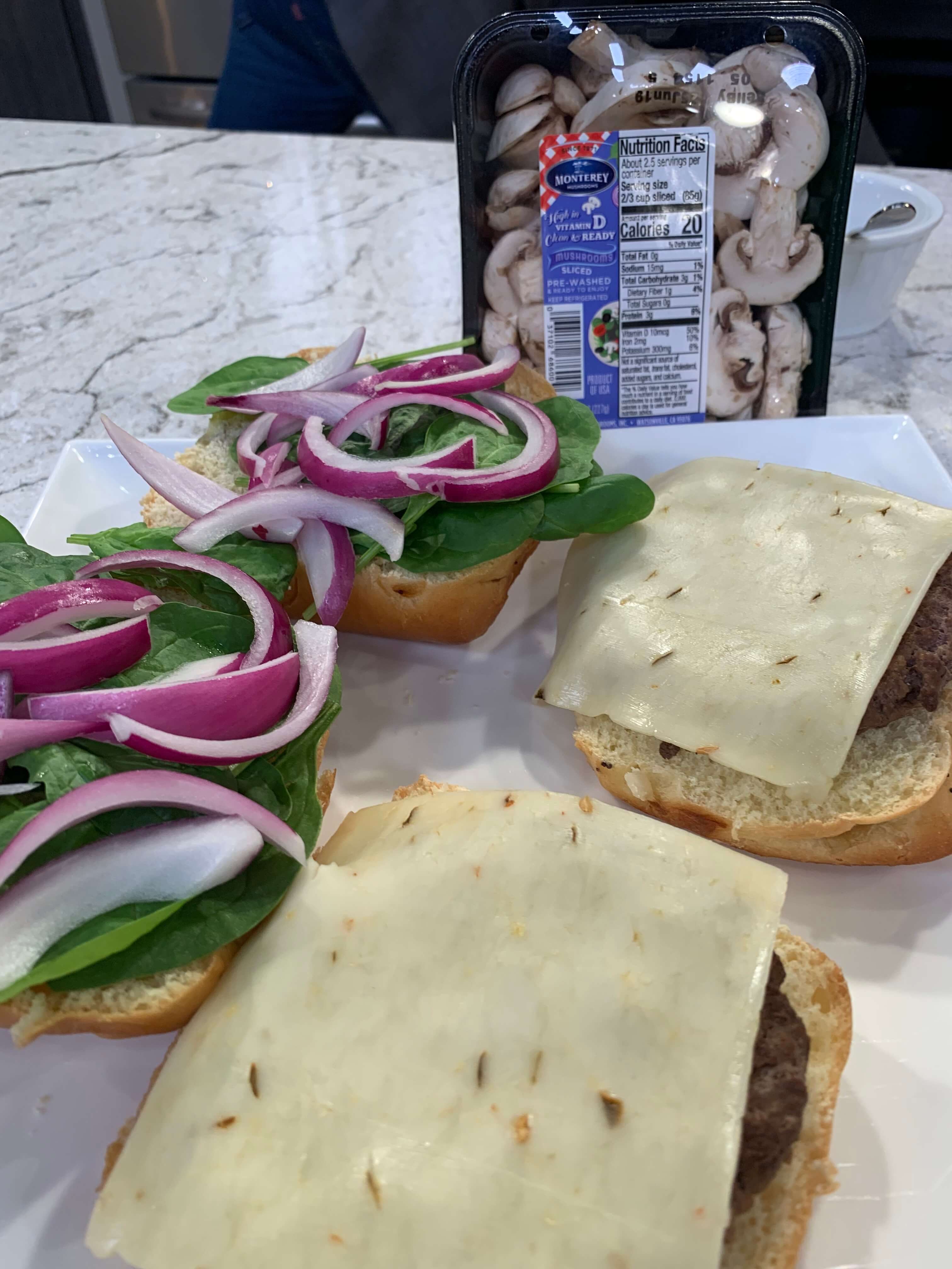 Mushroom Cheeseburger Mushroom Cheeseburger