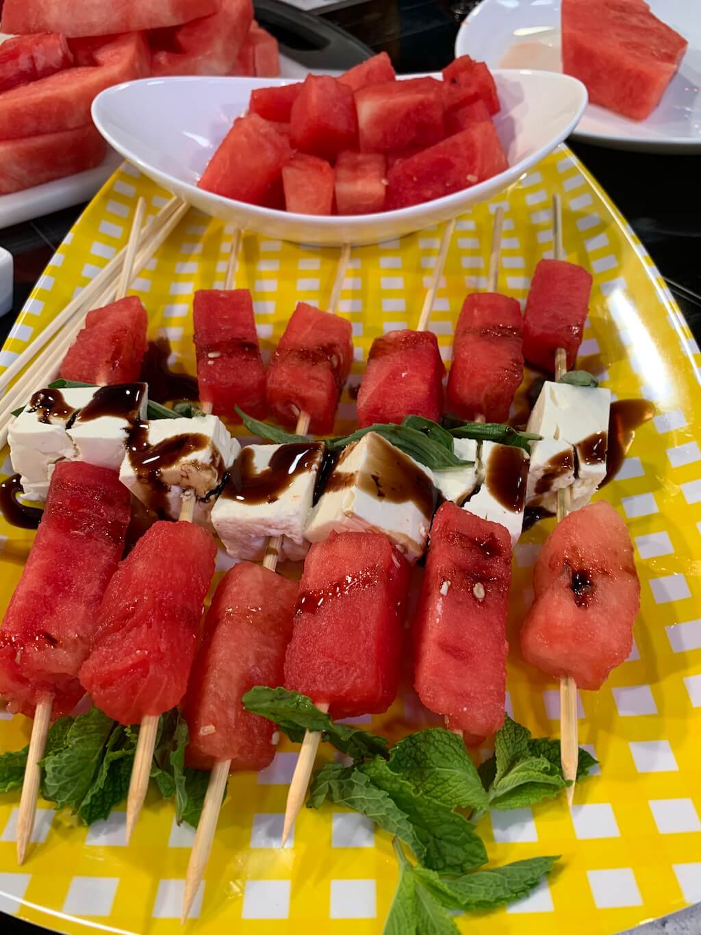 Watermelon Feta Skewers Watermelon Feta Skewers