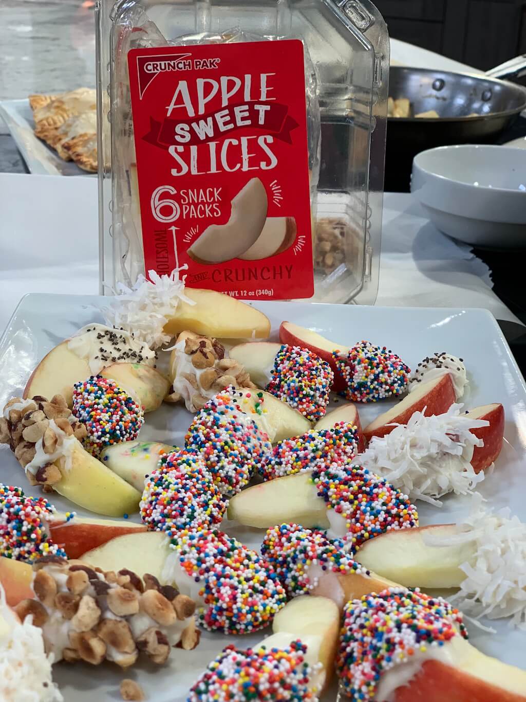Chocolate-Dipped Apple Slices Chocolate Dipped Apple Slices