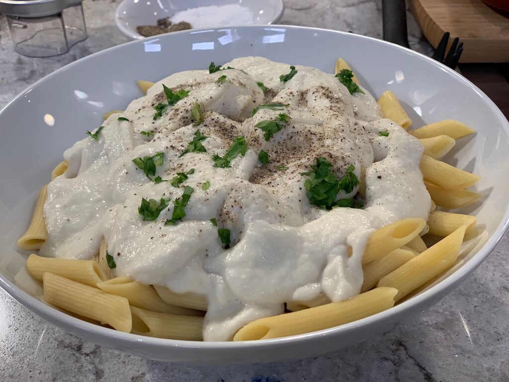 Cream Sauce with Hidden Cauliflower Cream Sauce with Hidden Cauliflower