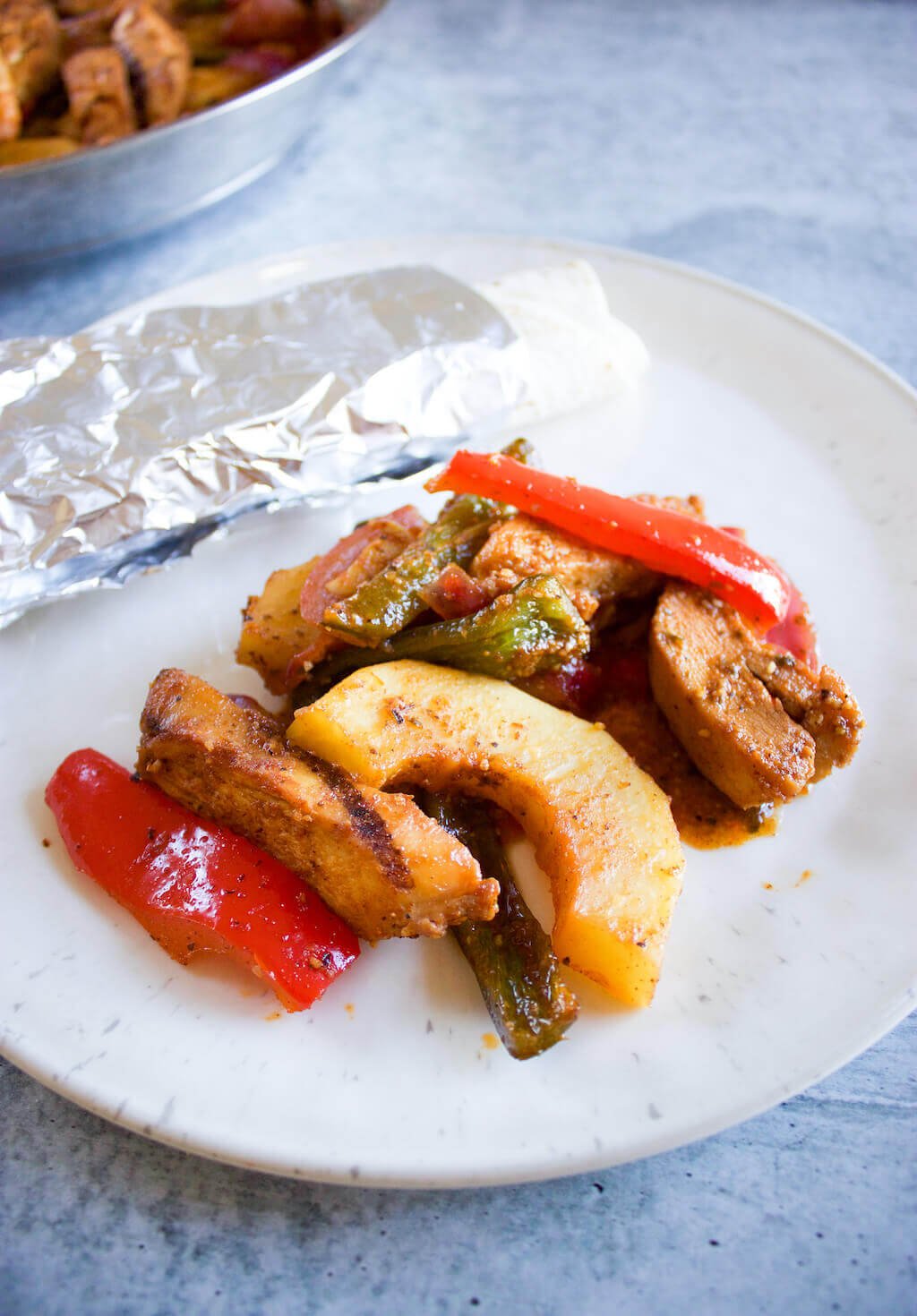 Green Papaya Fajitas Green Papaya Fajitas