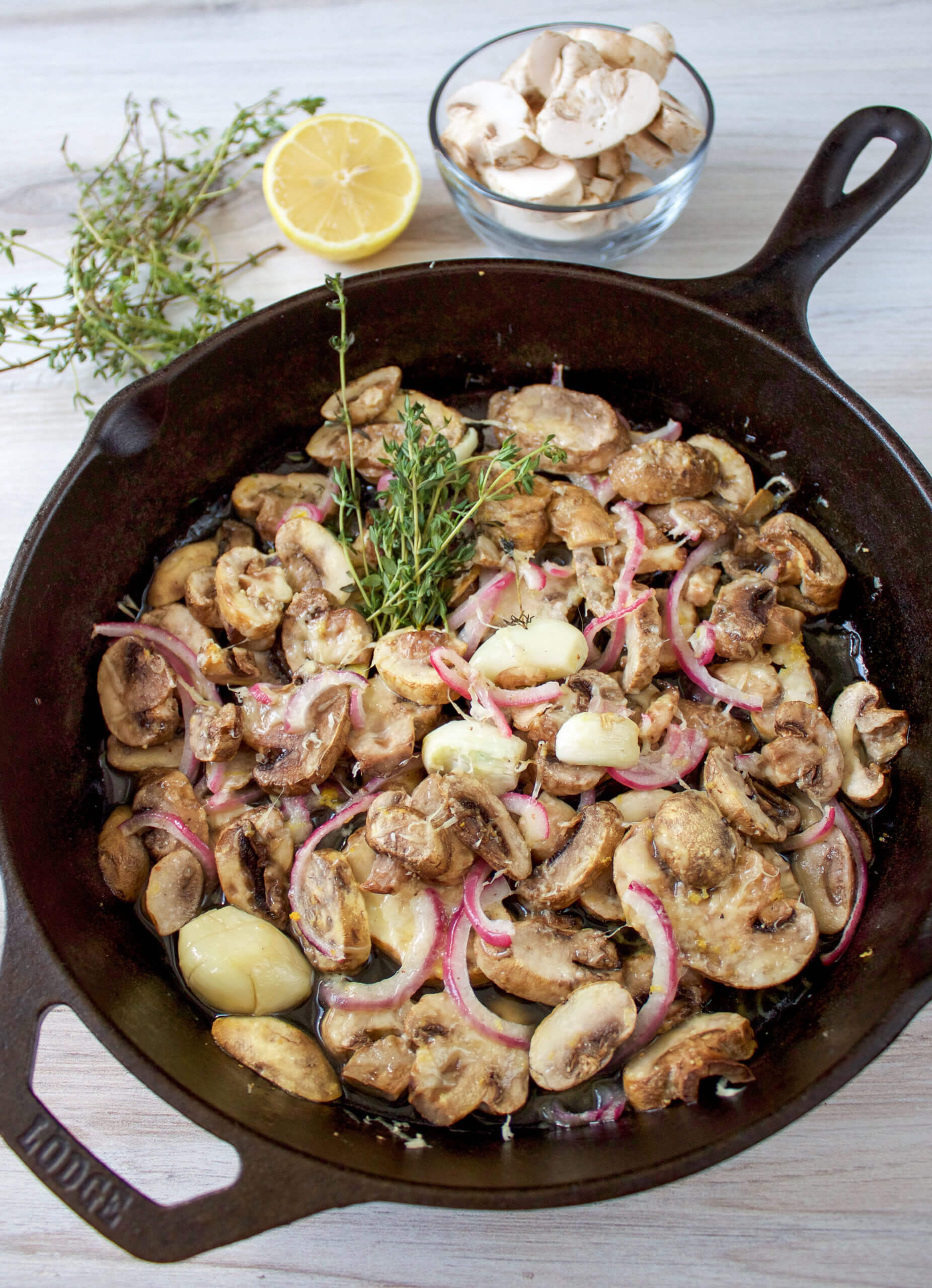 Baked Mushrooms with Lemon and Gruyere Baked Mushrooms with Lemon and Gruyere