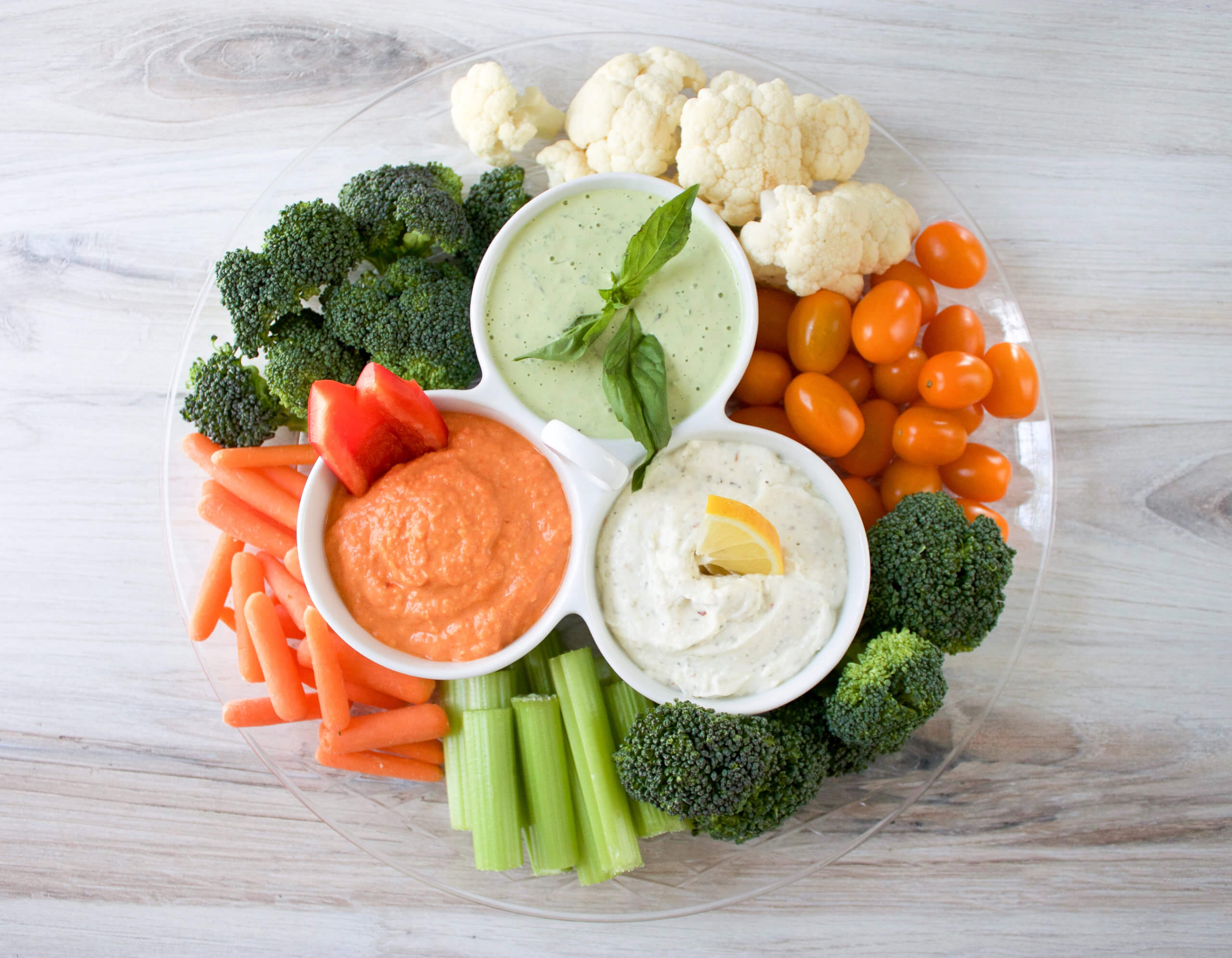 Trilogy of Veggie Dips