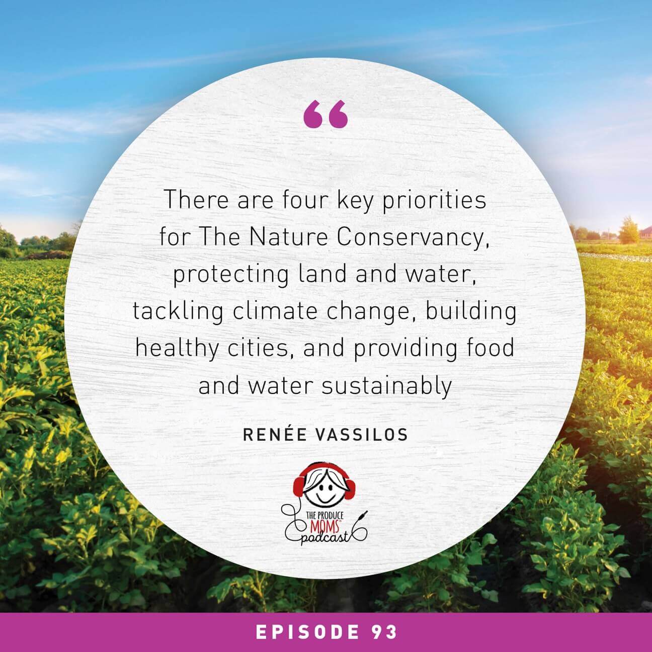 Renée Vassilos quote about Regenerative Agriculture