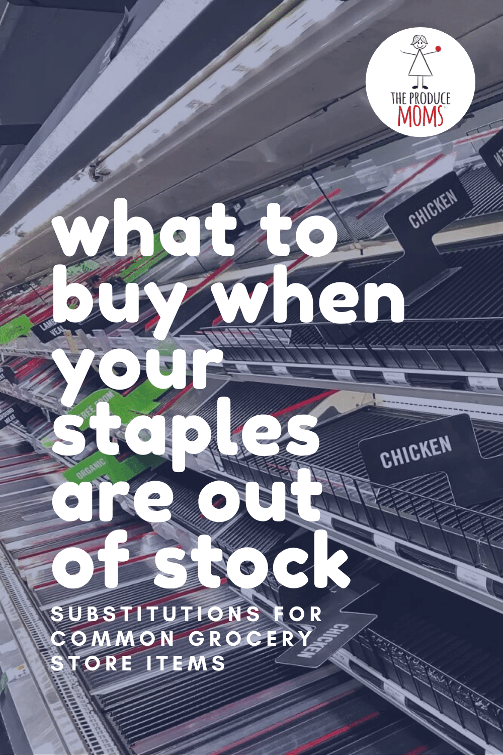 Grocery Substitutions Pinterest Card Grocery Substitutions Pinterest Card