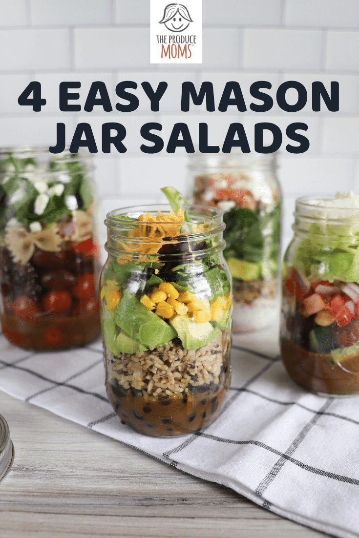 Easy Mason Jar Salads Easy Mason Jar Salads