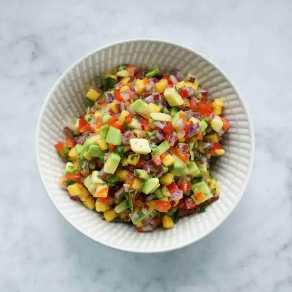 Southwestern Recipes: Tropical Avocado Mango Pico de Gallo Southwestern Recipes: Tropical Avocado Mango Pico de Gallo