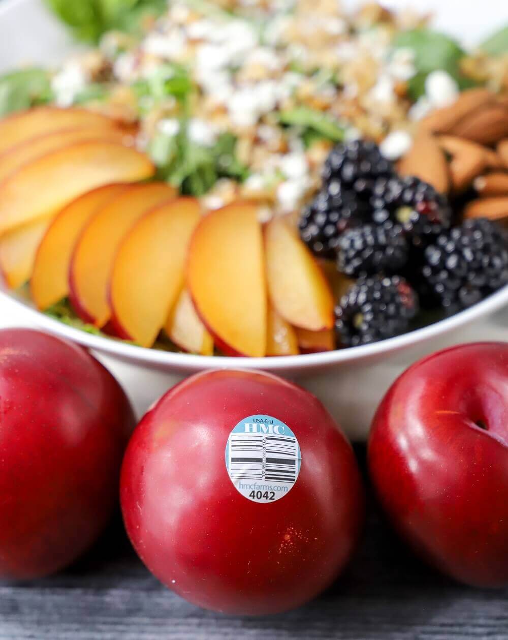 Plum and Blackberry Grain Salad Plum and Blackberry Grain Salad
