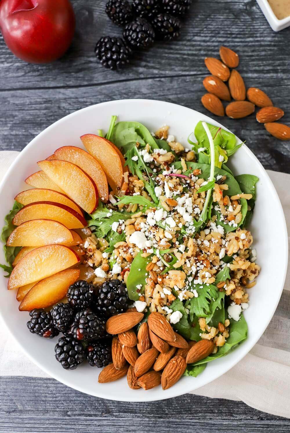 Plum and Grain Salad 21 Unique Salads To Mix Up Your Meals: Plum and Grain Salad