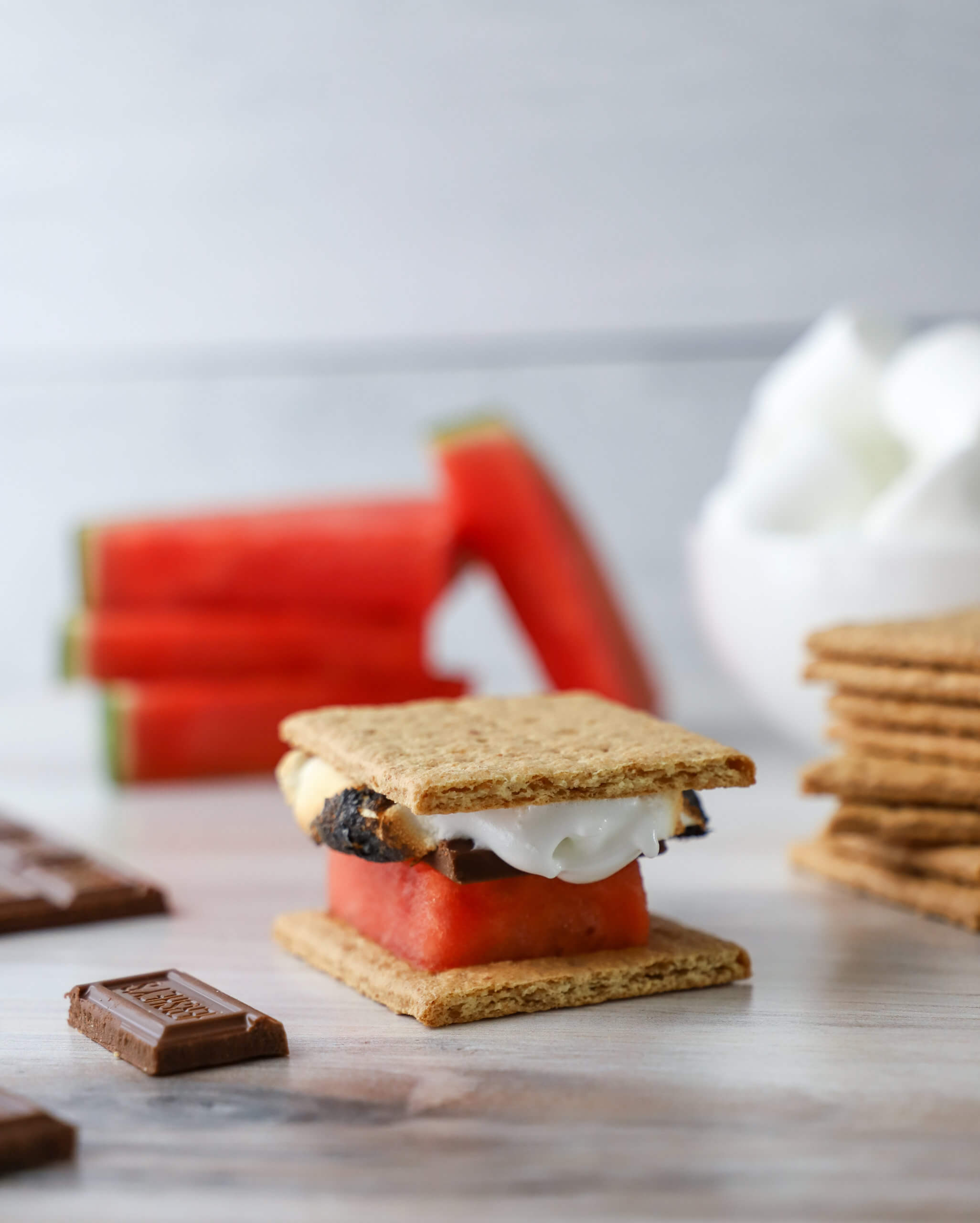 Watermelon S'mores Watermelon S'mores