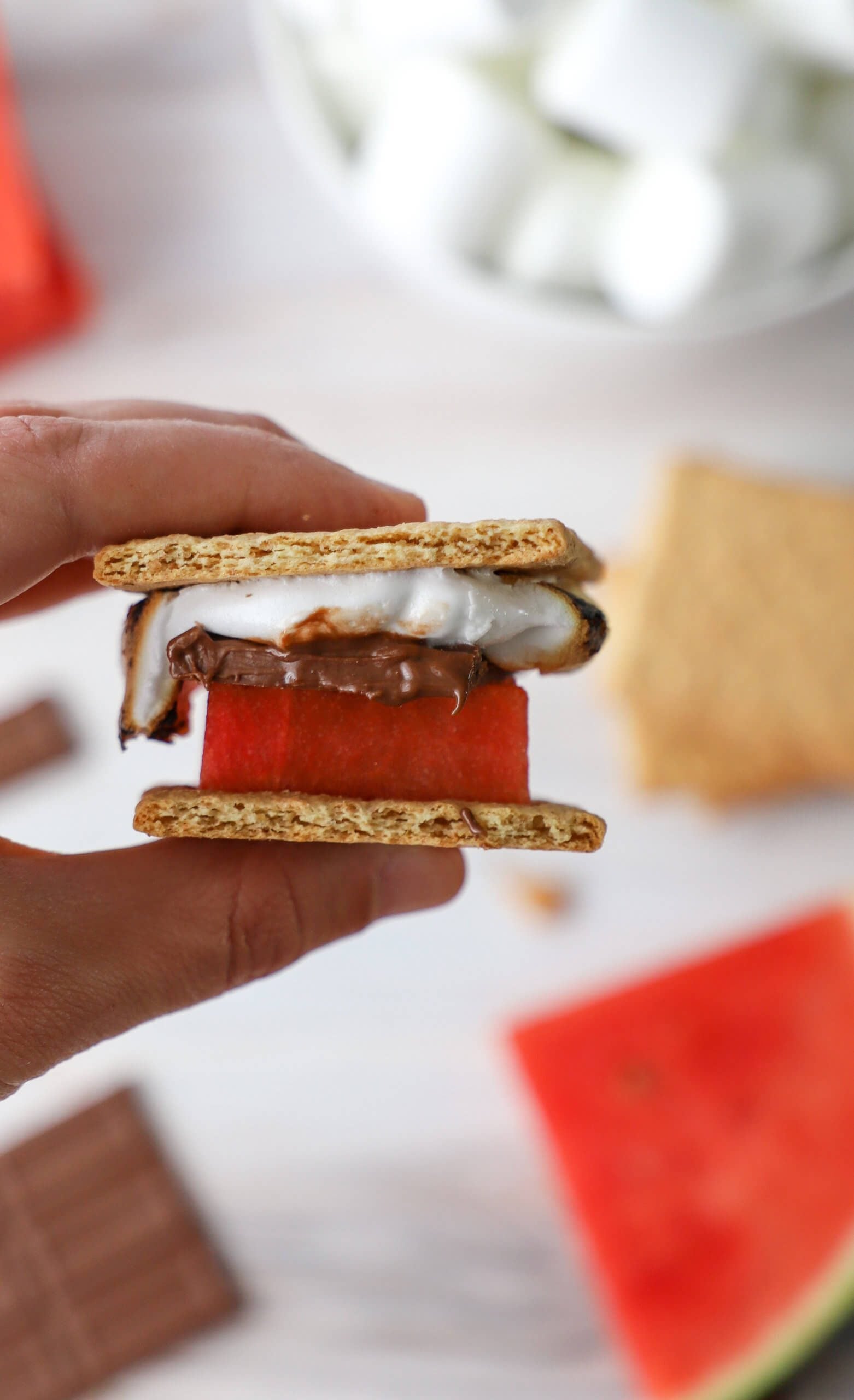 Watermelon S'mores Watermelon S'mores