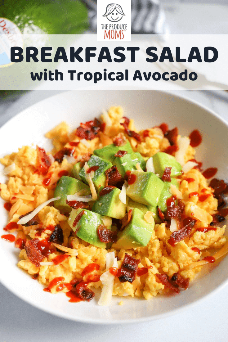 Breakfast Salad with Tropical Avocado