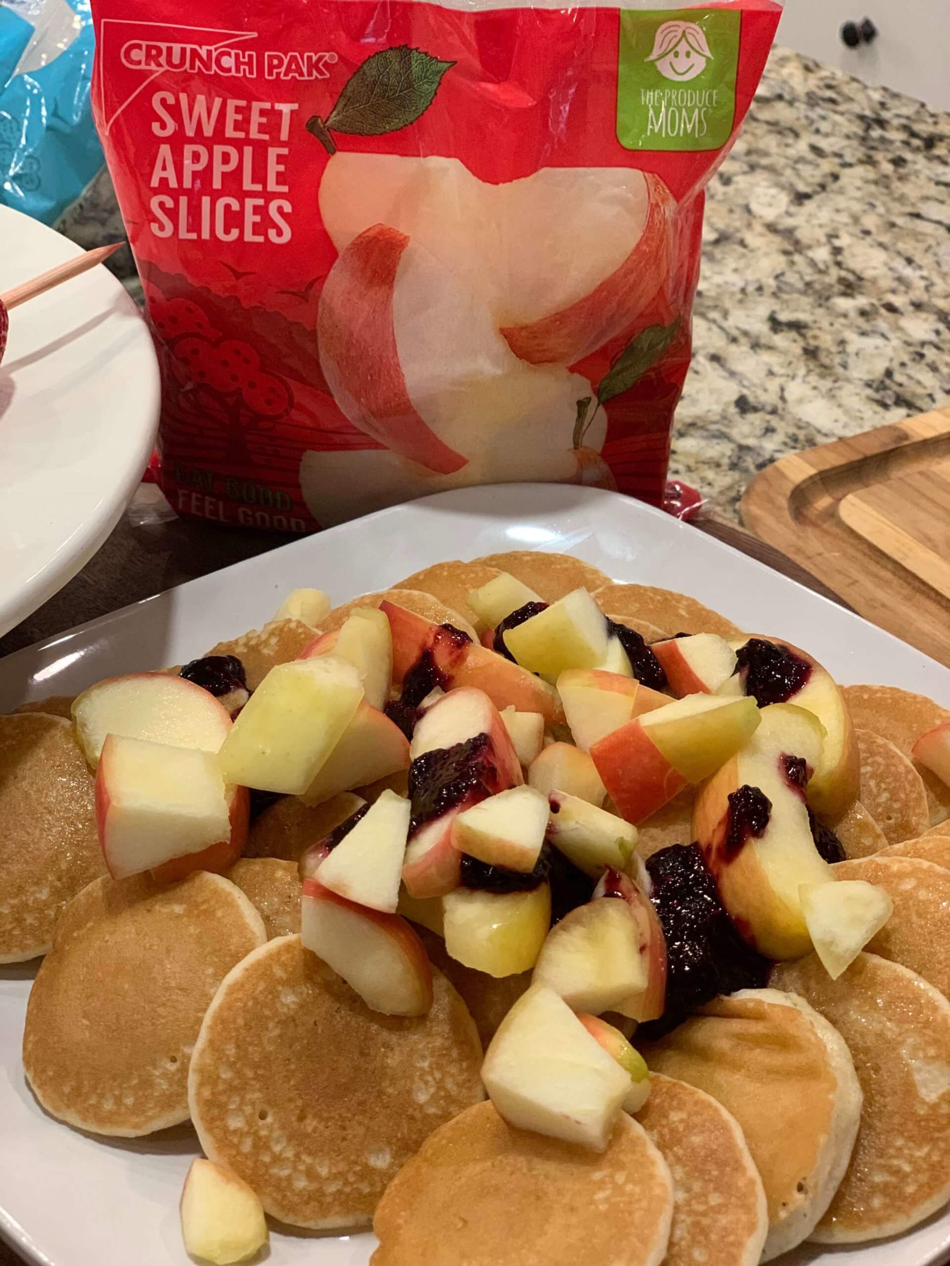 Pancake Cereal and Apples Pancake Cereal and Apples