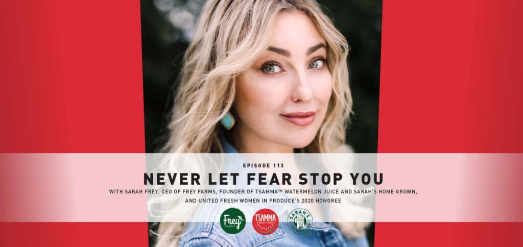 July 2020 Podcast Episode 113 Sarah Frey Banner Image