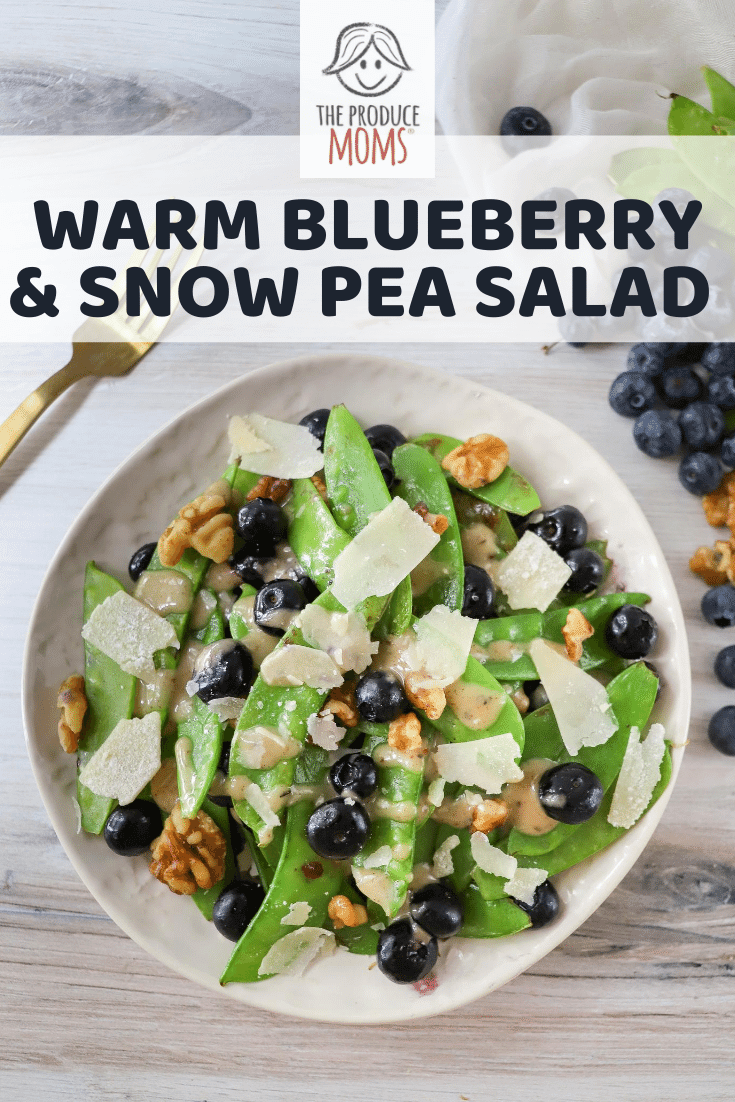 Warm Blueberry and Snow Pea Salad Warm Blueberry and Snow Pea Salad