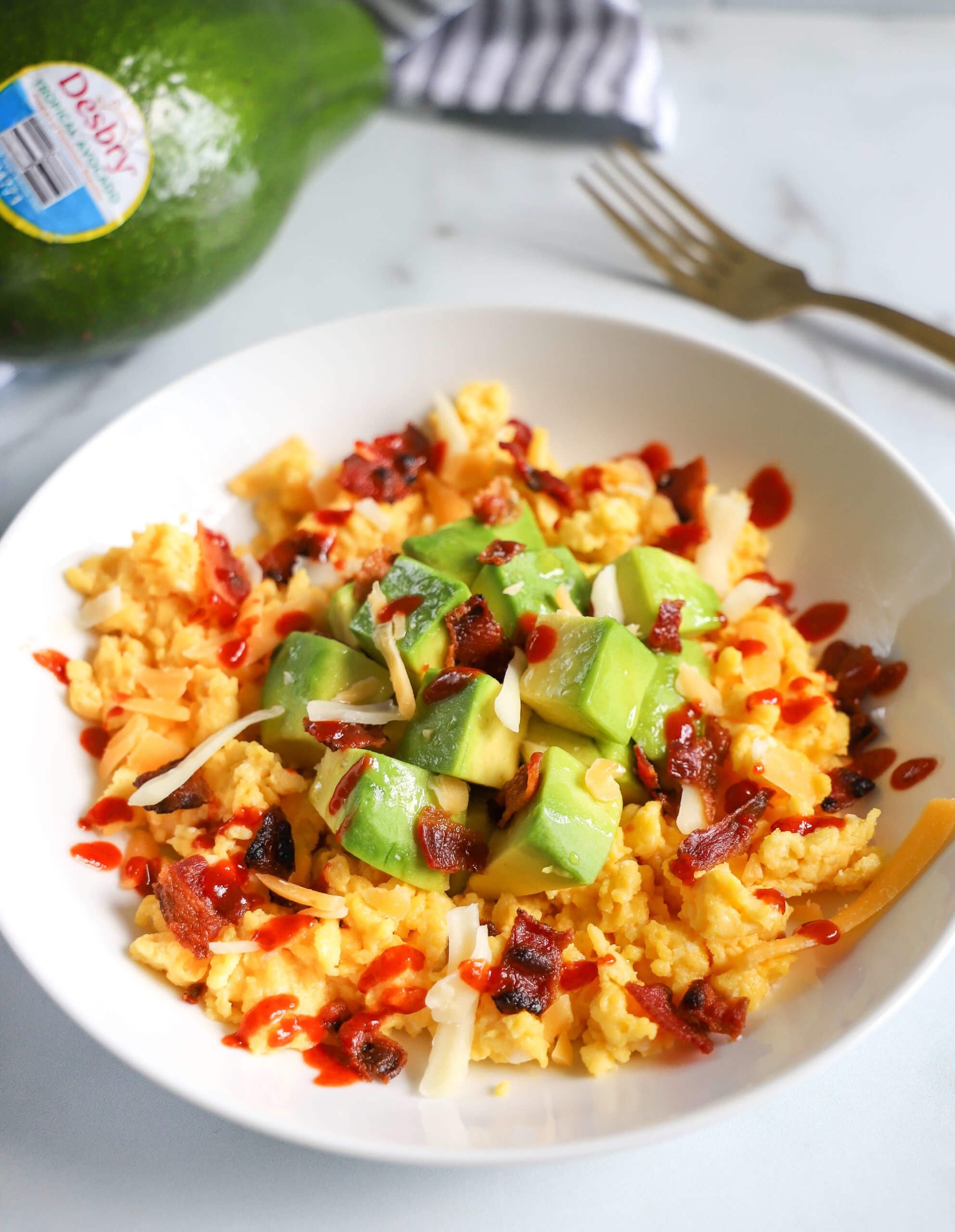 Breakfast Salad with Tropical Avocado Breakfast Salad with Tropical Avocado