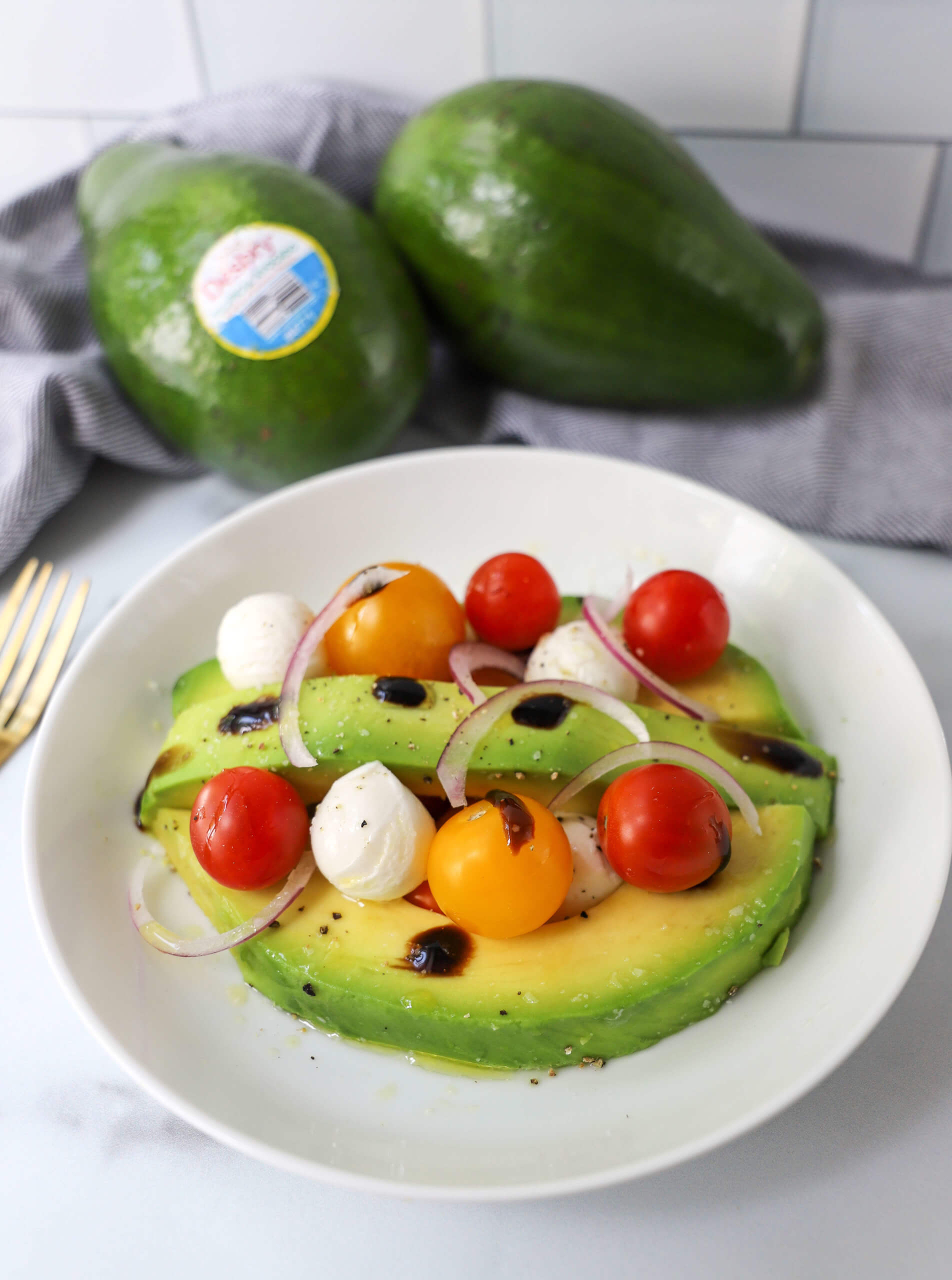 Caprese Tropical Avocado Salad