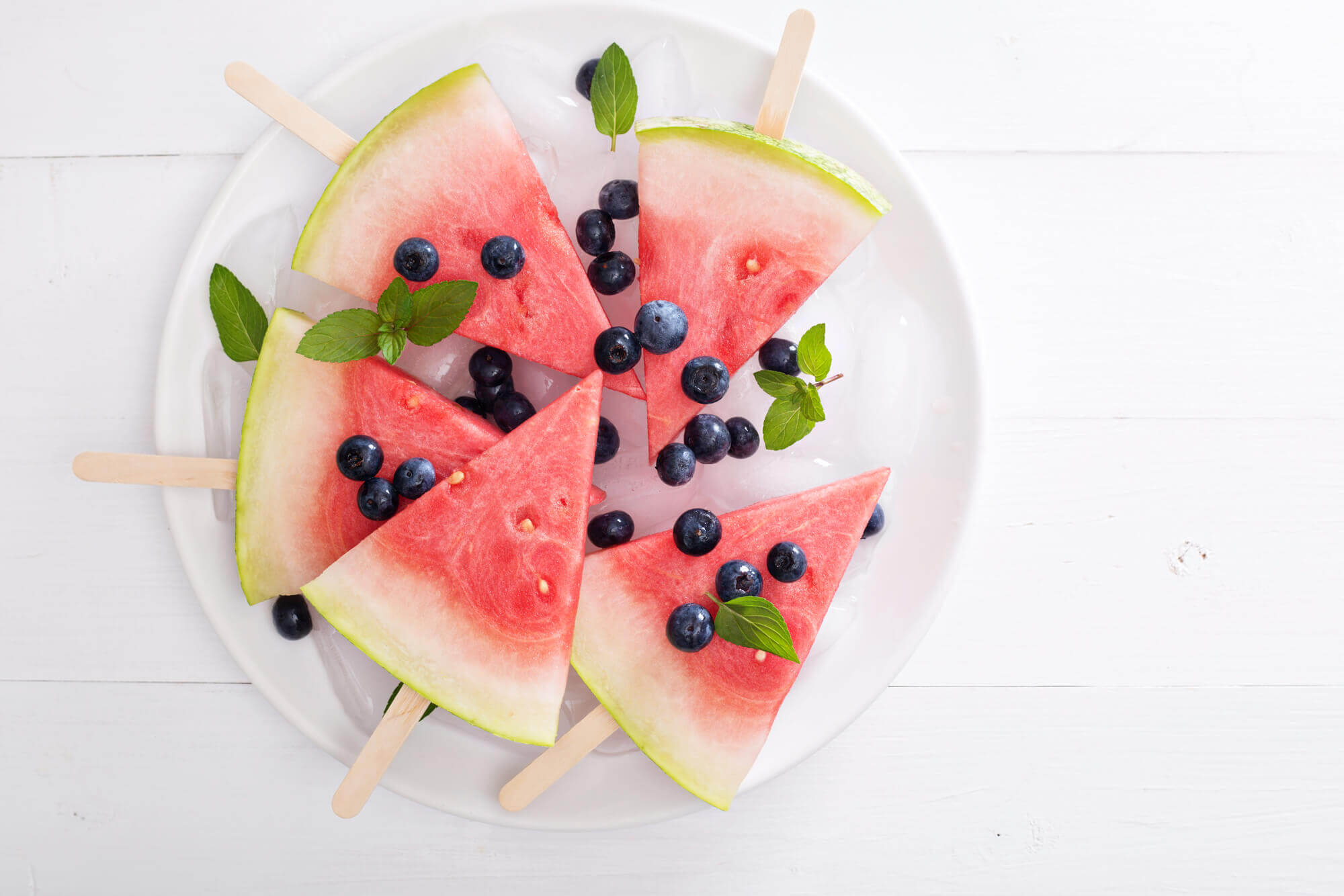 Watermelon on a stick Watermelon on a stick