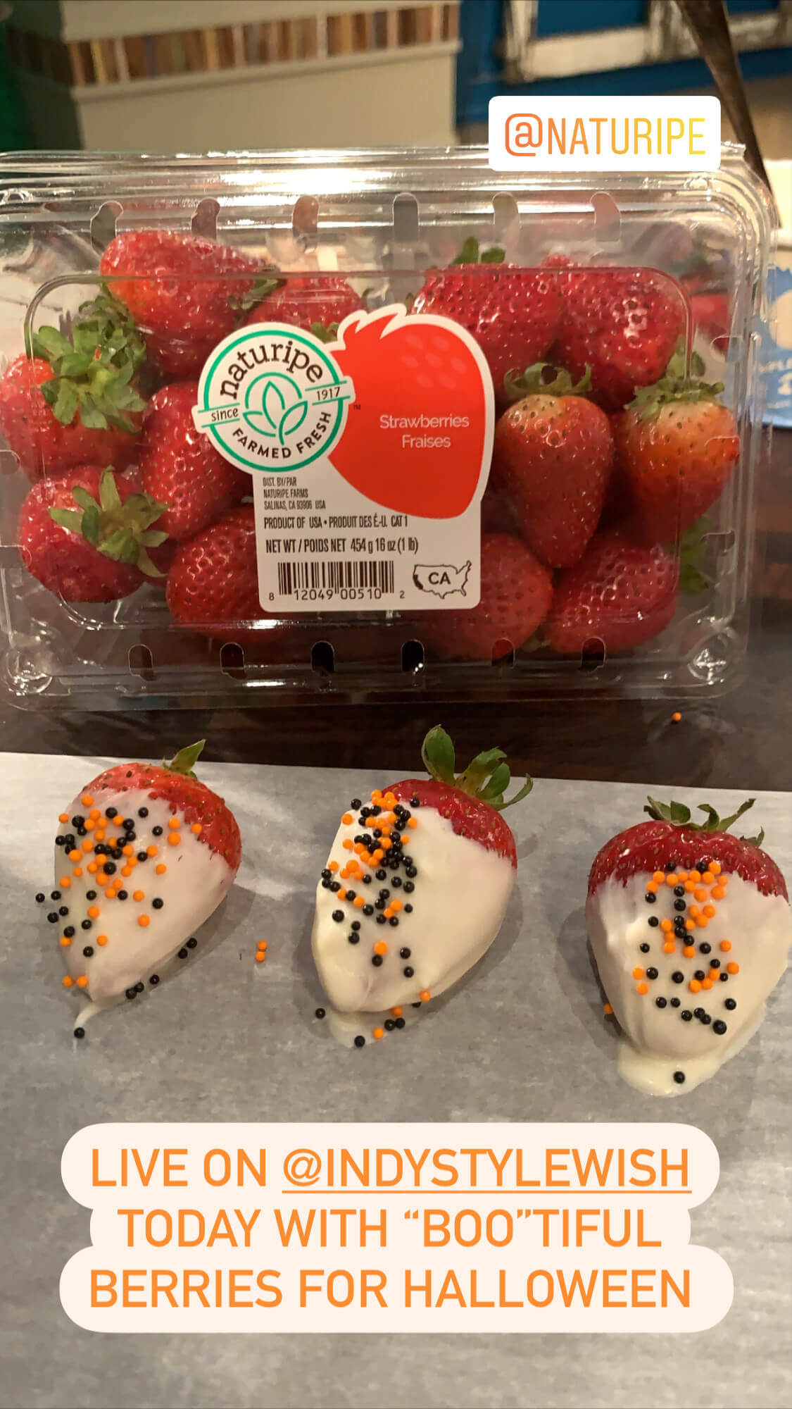 Strawberry Halloween Treats Strawberry Halloween Treats