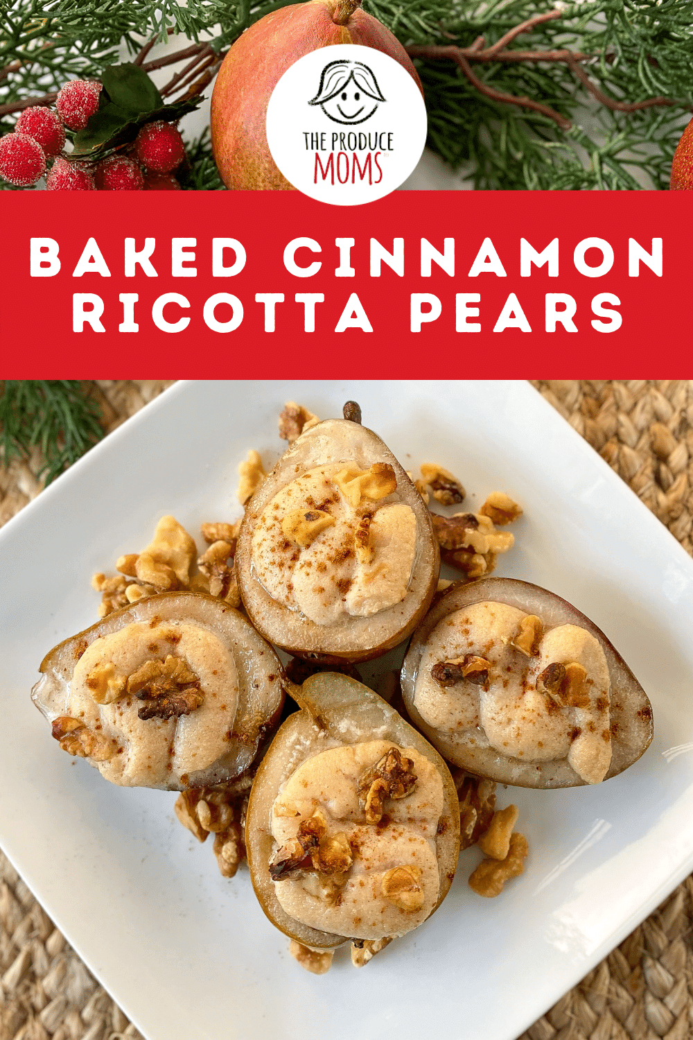 Baked Cinnamon Ricotta Pears Baked Cinnamon Ricotta Pears