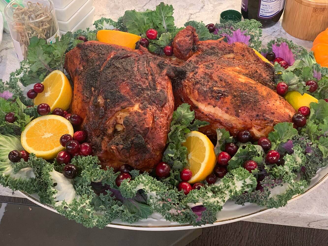 Now THIS is a Thanksgiving with fruits and vegetables! Now THIS is a Thanksgiving with fruits and vegetables!