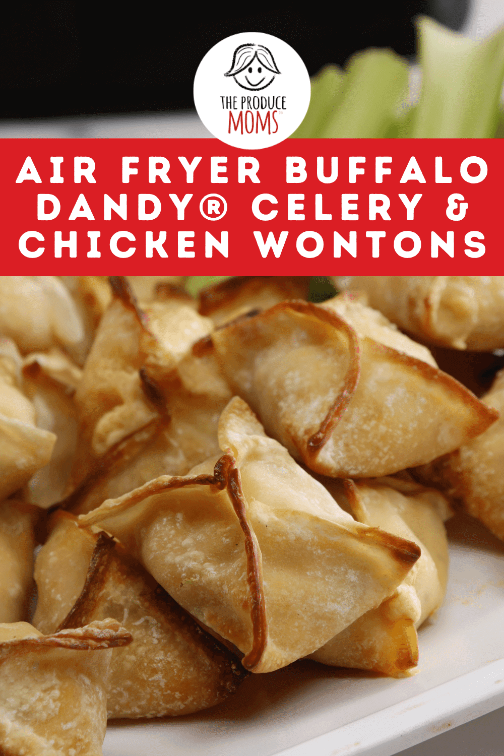 Air Fryer Buffalo Dandy® Celery & Chicken Wontons Instagram Card Air Fryer Buffalo Dandy® Celery & Chicken Wontons Instagram Card