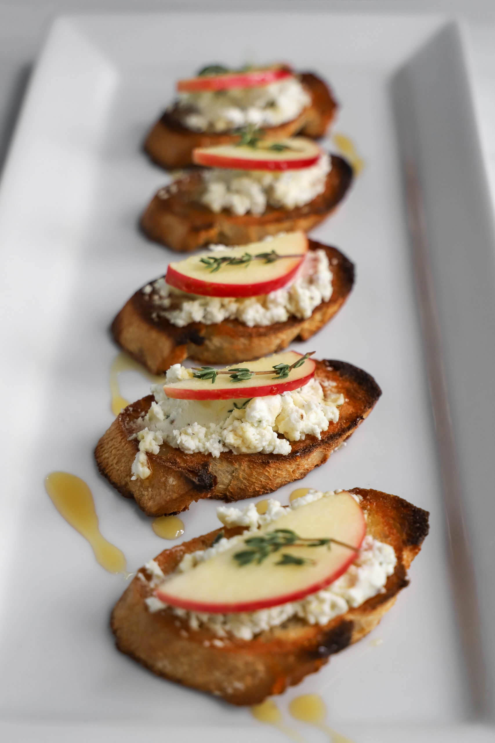 Apple and Goat Cheese Crostini Apple and Goat Cheese Crostini