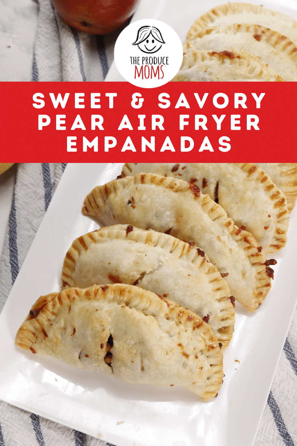 Sweet and Savory Pear Air Fryer Empanadas Sweet and Savory Pear Air Fryer Empanadas