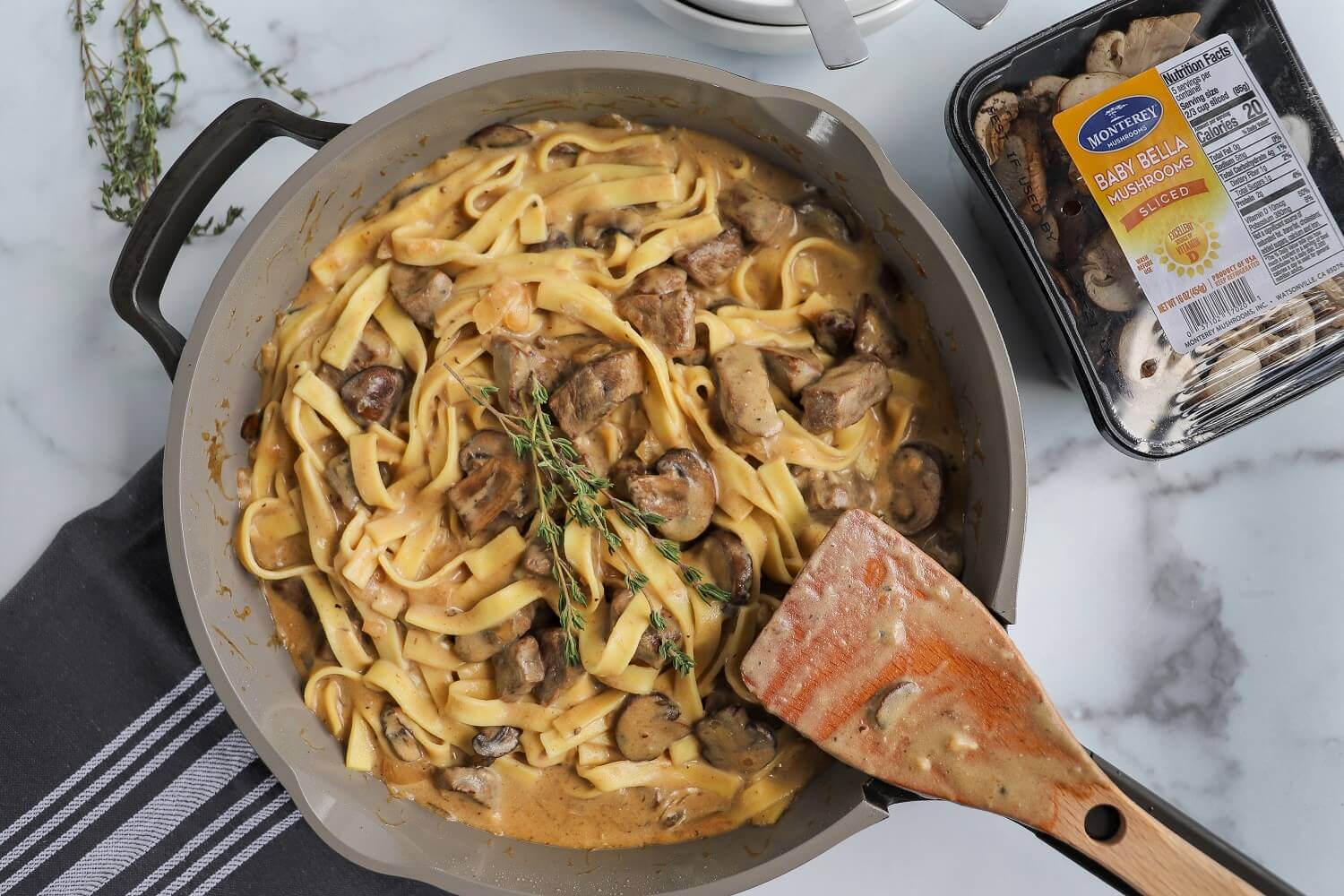 Classic Mushroom and Beef Stroganoff Classic Mushroom and Beef Stroganoff