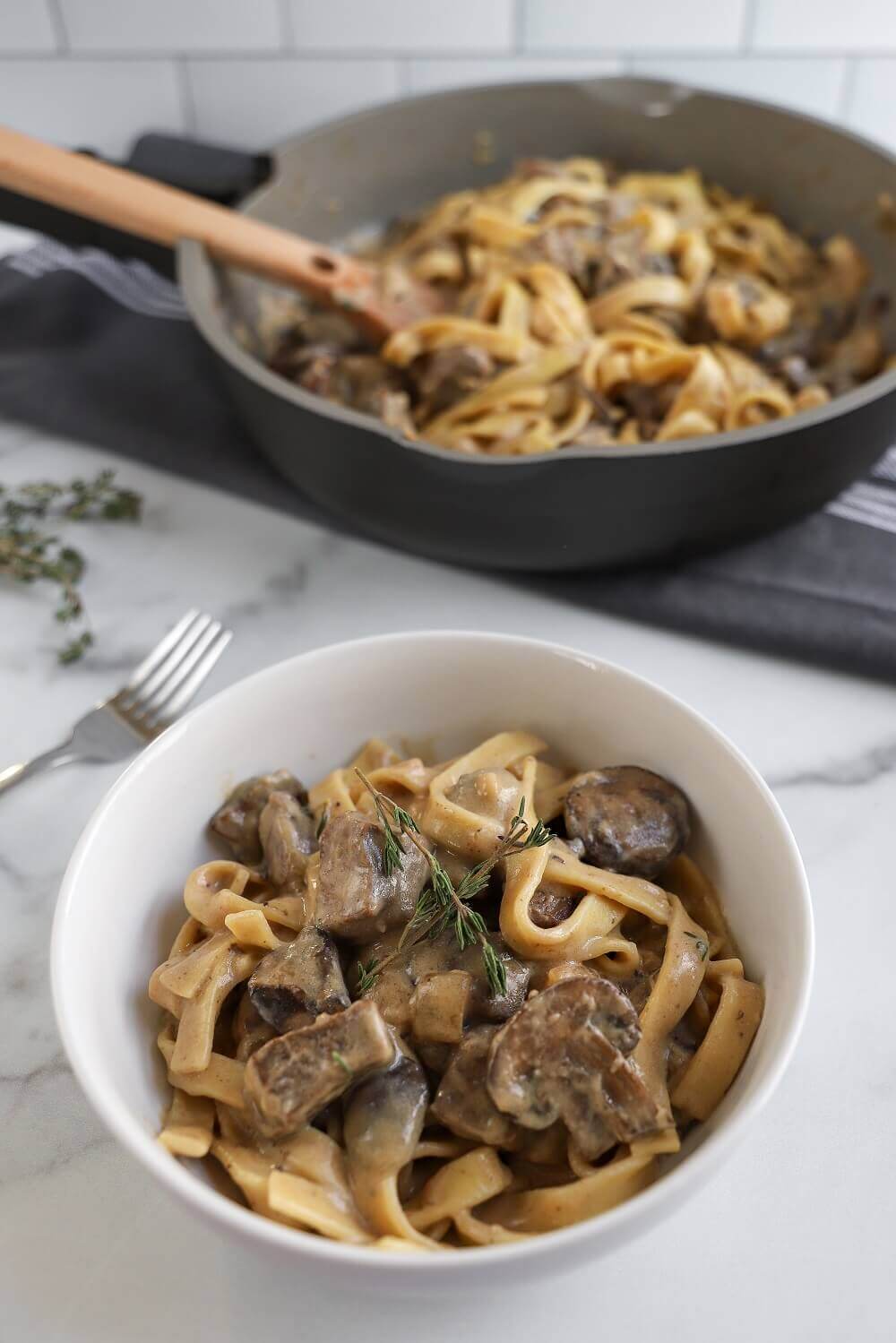 Classic Mushroom and Beef Stroganoff Classic Mushroom and Beef Stroganoff