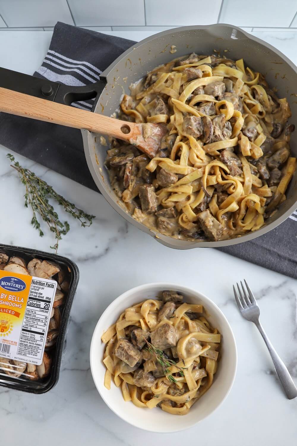 Classic Mushroom and Beef Stroganoff Classic Mushroom and Beef Stroganoff