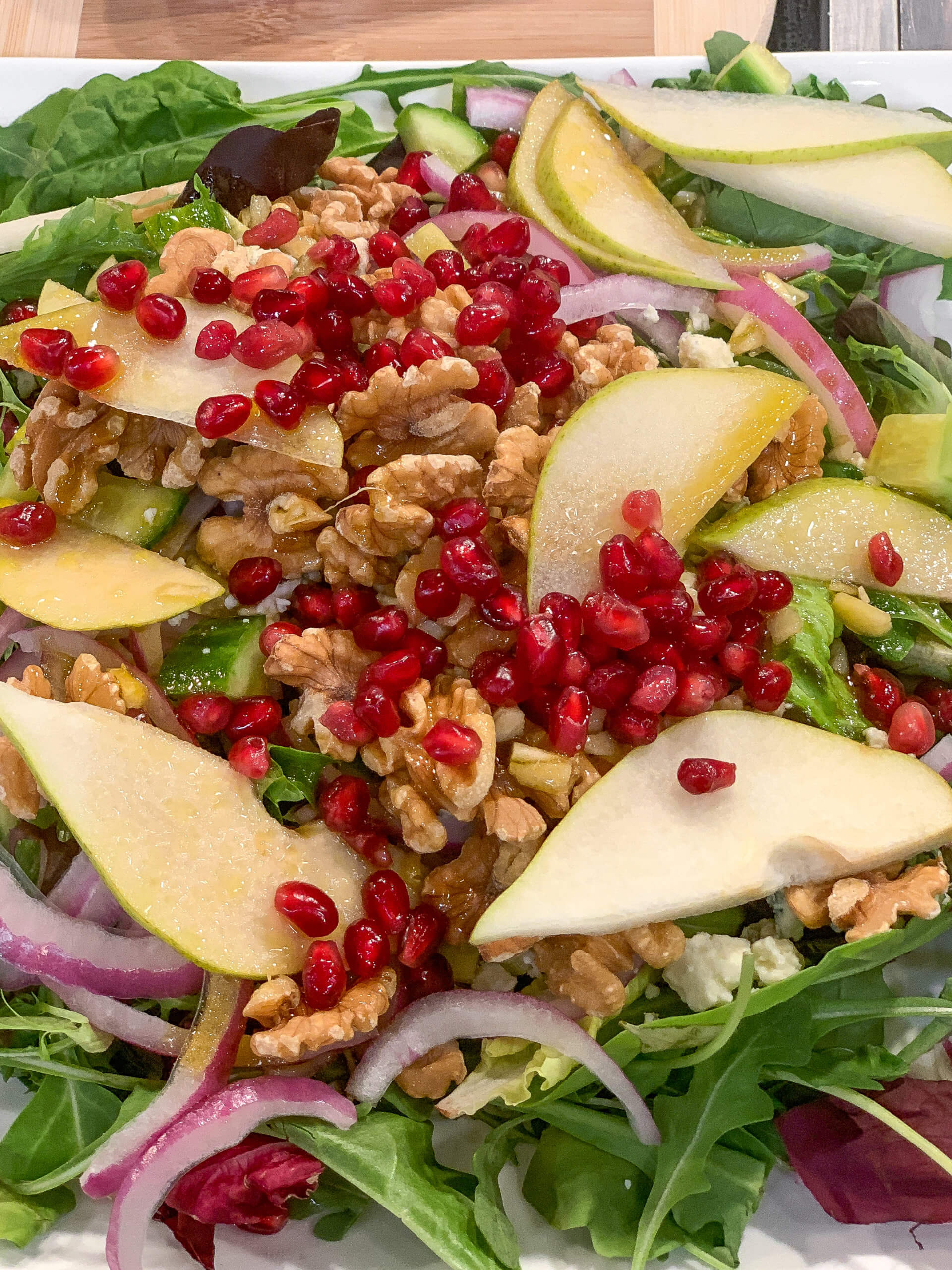 Pear & Pomegranate Salad Pear & Pomegranate Salad