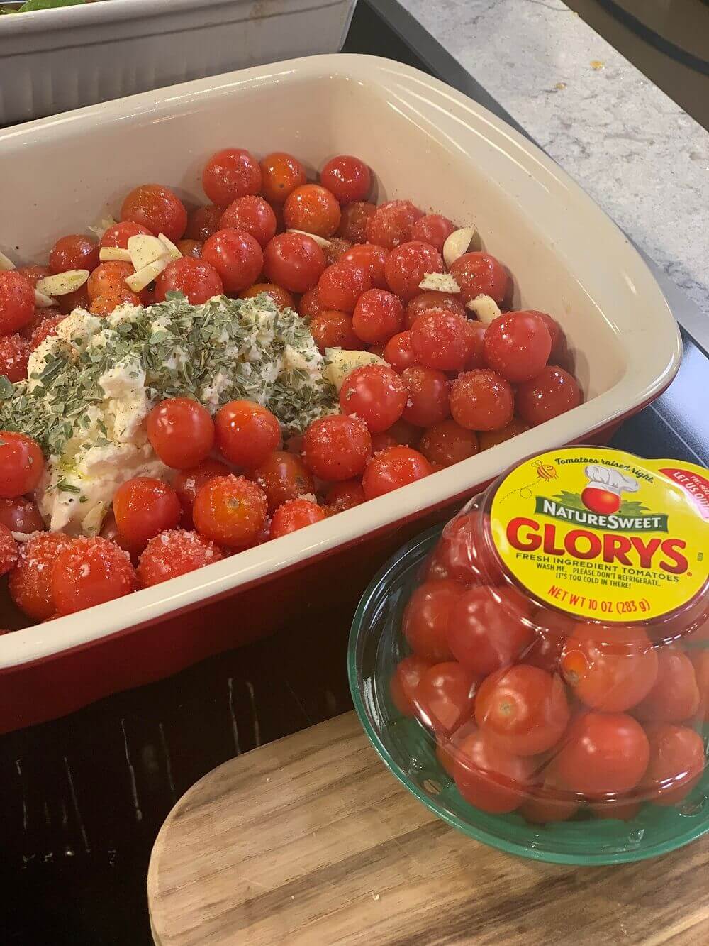 NatureSweet Glorys Baked Feta Pasta NatureSweet Glorys Baked Feta Pasta