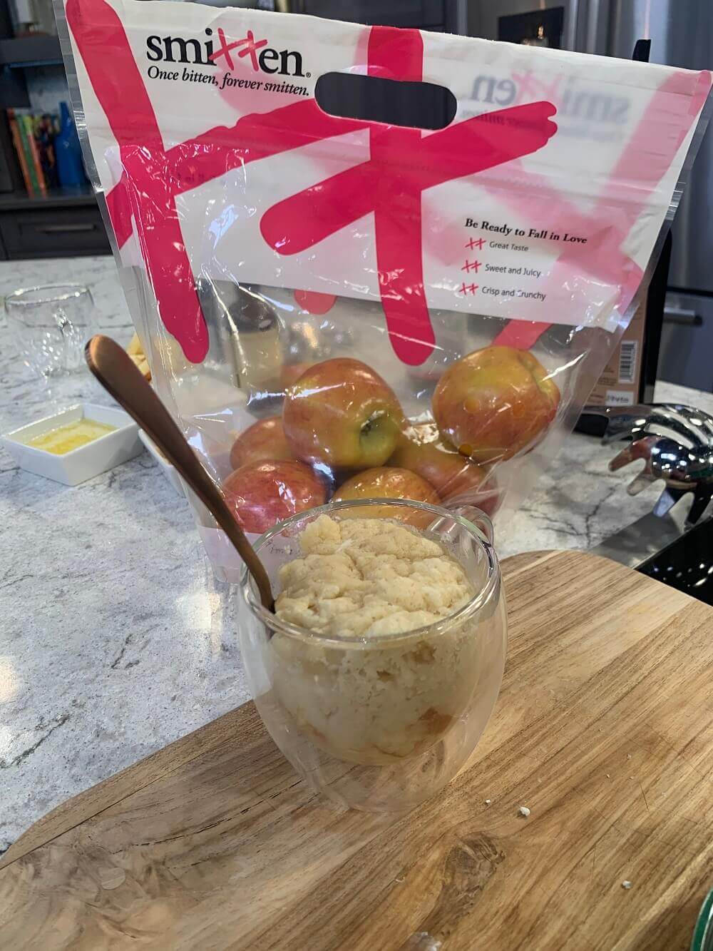 Smitten Apple Crumble Mug Cake Smitten Apple Crumble Mug Cake